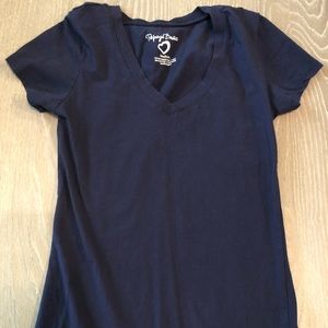 Navy short sleeve shirt